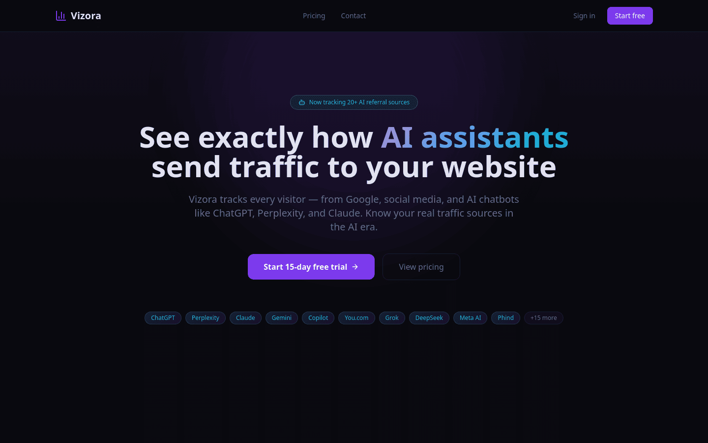 Vizora — screenshot